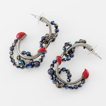 Swarovski, örhängen och halsband.