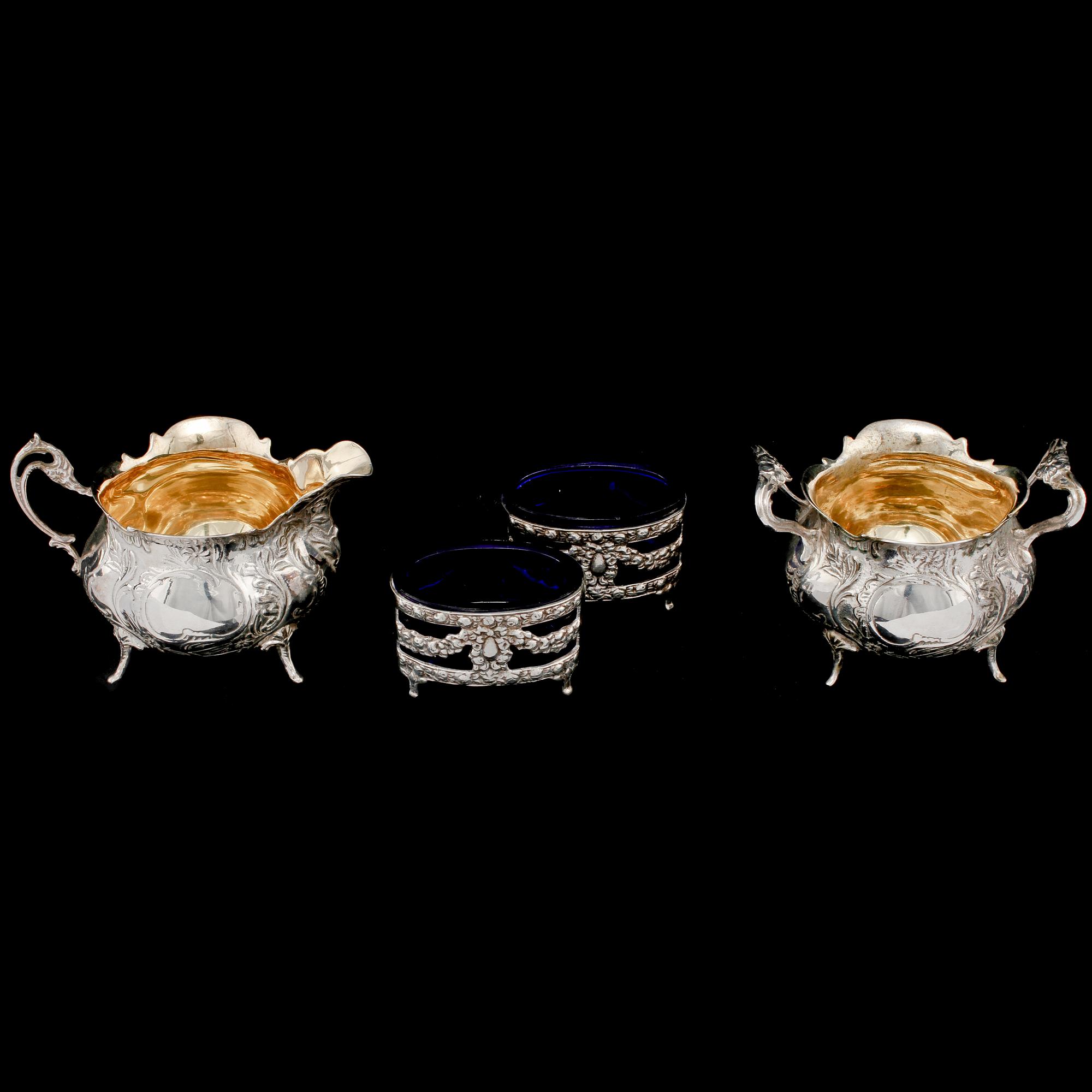 PARTI SILVER, 6 delar, 1900-tal.