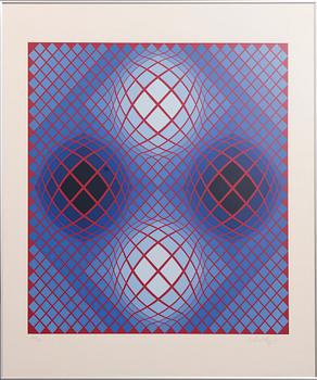 Victor Vasarely, serigraph in colours singed and numbered 210/250.