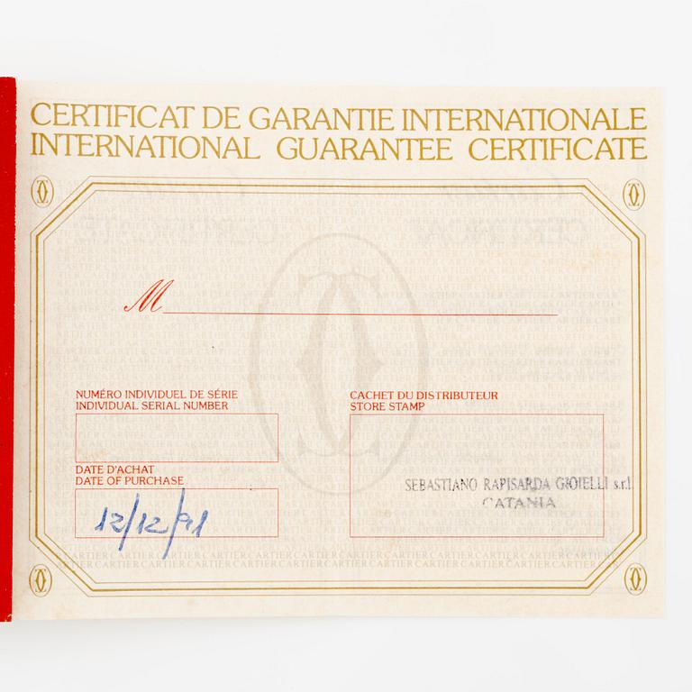 Cartier, Santos Galbée, ca 1991.
