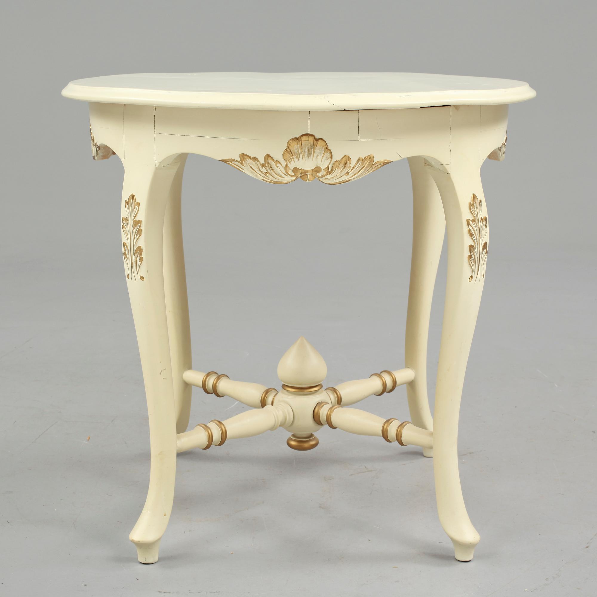 SALONGSGRUPP, 11 delar, rokokostil, 1900-tal.