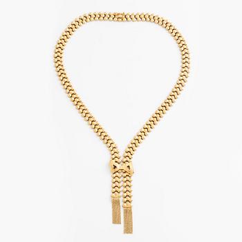 Italian Necklace, 18K Gold.