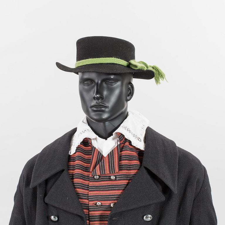 A Swedish male folklore costume from Luggude Skåne, later part of the 20th entury.