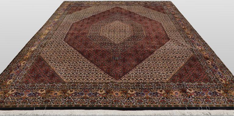 A Bidjar so-called Takab carpet, 348 x 305 cm.