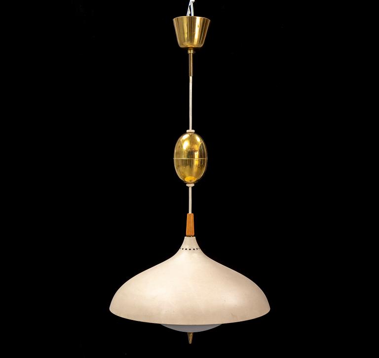 A Böhlmarks ceiling lamp, 1940/50s.