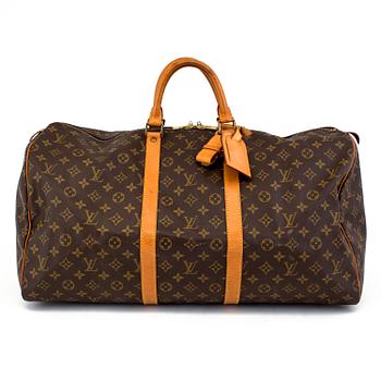 VÄSKA, KEEPALL 55, Louis Vuitton.