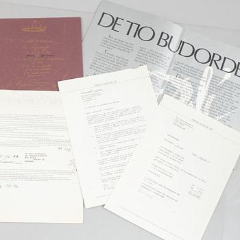 Salvador Dalí, " The Ten Commandments".