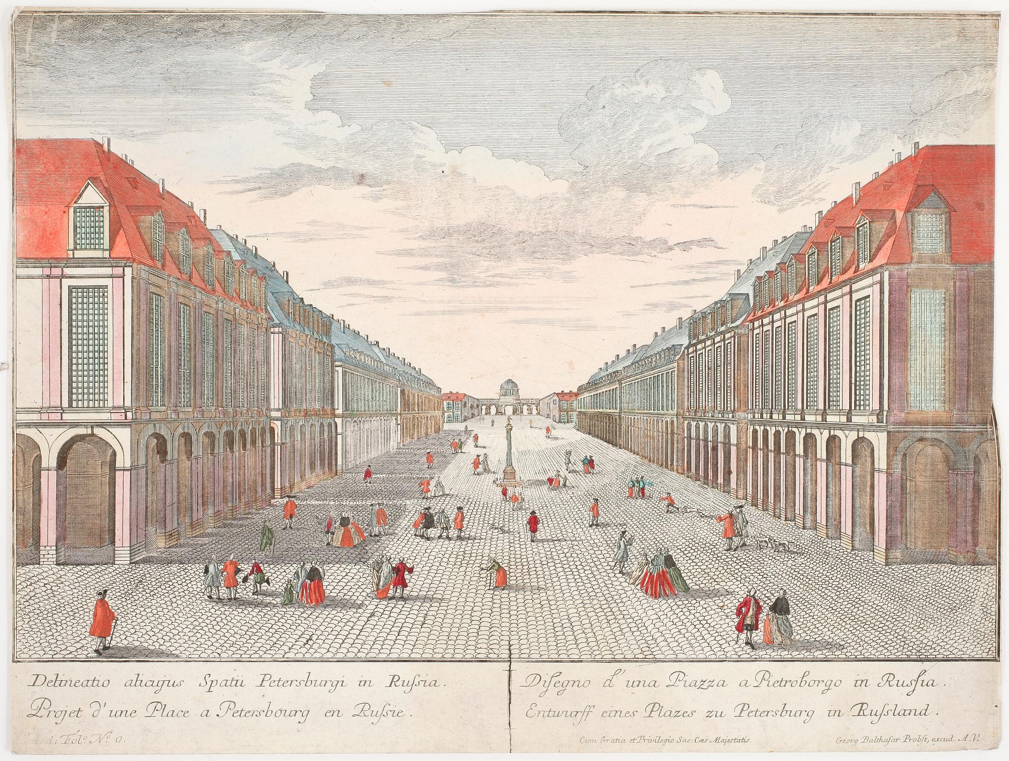 PARTI GRAVYRER, 6st, 1700-tal.