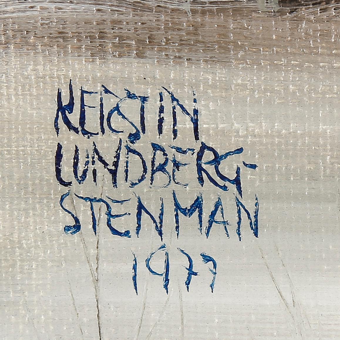 KERSTIN LUNDBERG-STENMAN, oljemålning, signerad och daterad 1977.