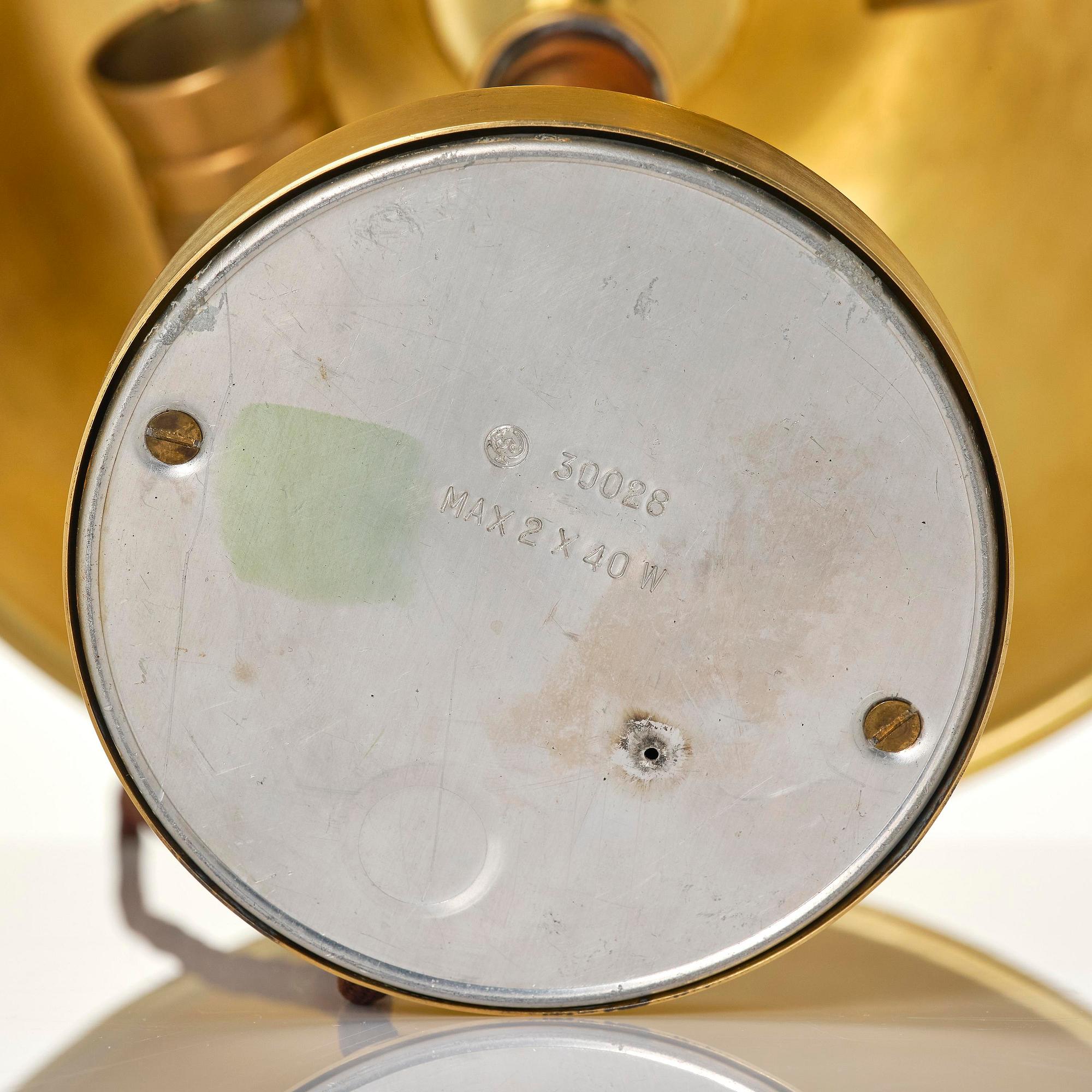 Bertil Brisborg, a table lamp model "15644", Arvid Böhlmarks Lampfabrik, Stockholm, 1960s.