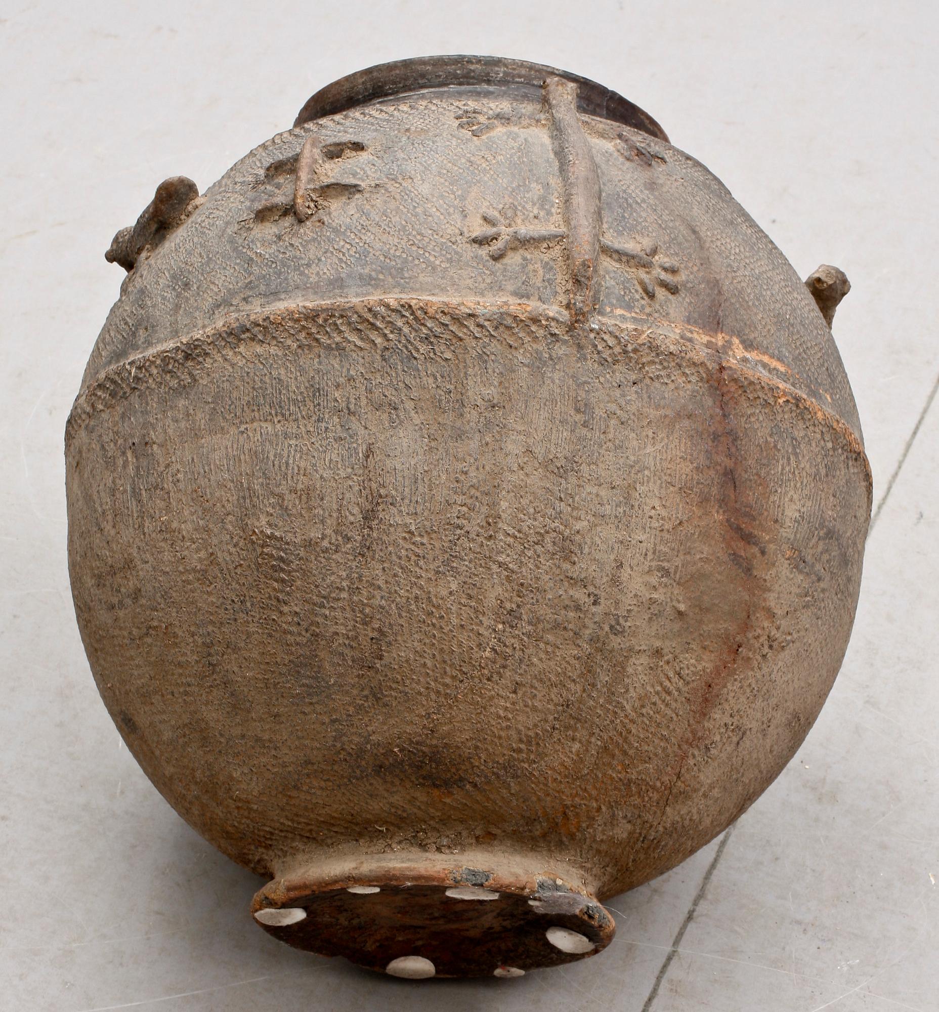 VATTENBEHÅLLARE, "Jidaga", terrracotta, Bamana, Mali, omkring 1900.