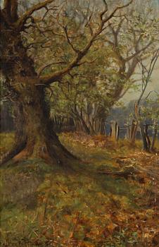 Alfred East, oil on canvas, signed.