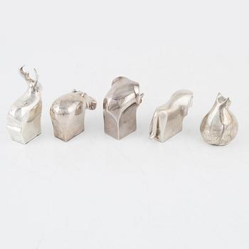 Figuriner, 5 st, bl.a. Gunnar Cyrén, Dansk Designs, Japan.