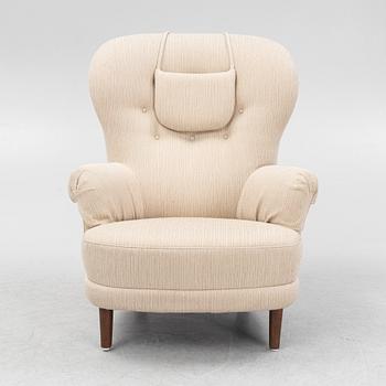 Carl Malmsten, fåtölj, "Rundrygg", AB O.H. Sjögren.