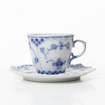 Royal Copenhagen, kaffeservis, 10 delar, "Musselmalet", Danmark.