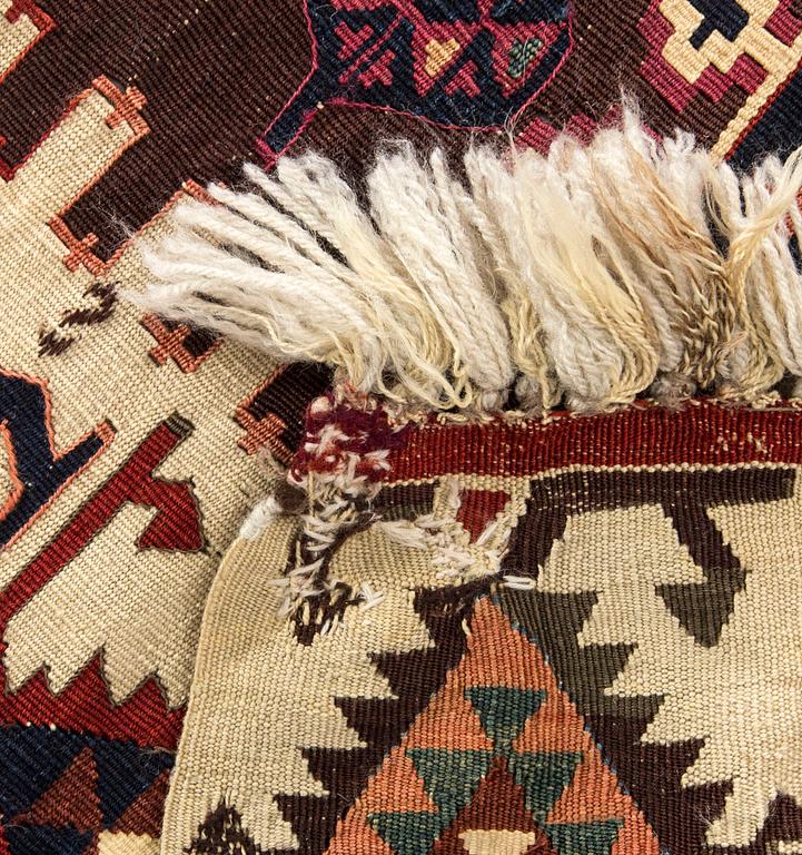 A pair of Anatolia antique Kilims ca 340 x 86 cm each.