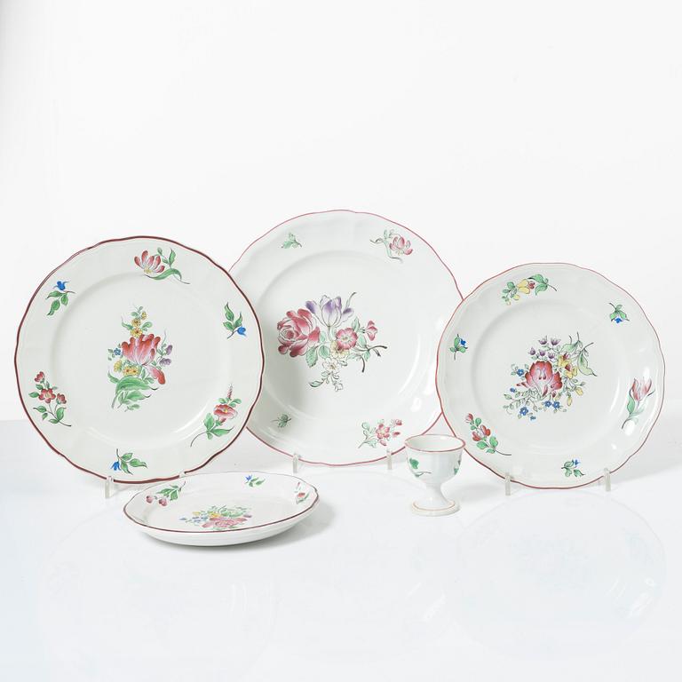 Servisdelar, 121 st, Lunéville, Frankrike, 1900-tal.