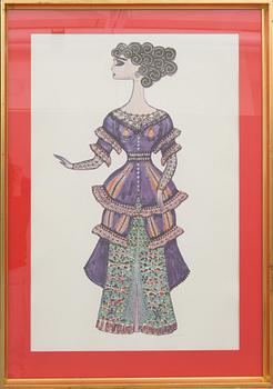 MAX WALTER SVANBERG, färgoffset med guldprägling, signerad.