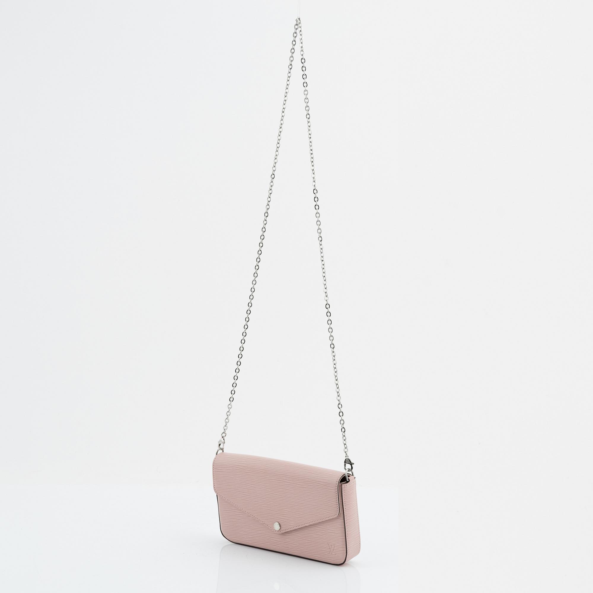 Louis Vuitton, a pink Epi 'Félicie Pochette' handbag, 2017.