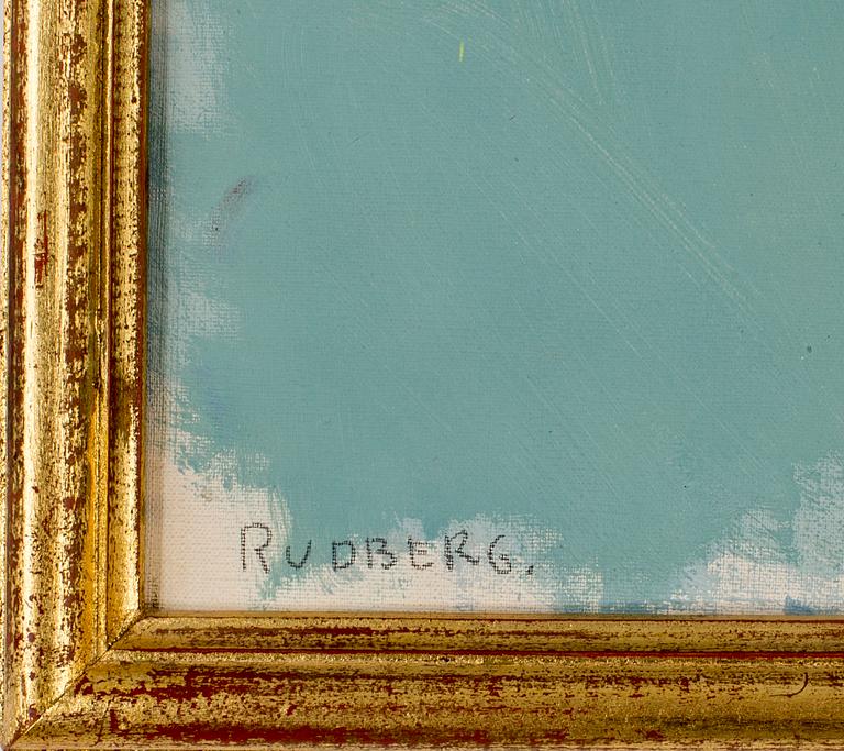 GUSTAV RUDBERG, olja på duk, signerad.