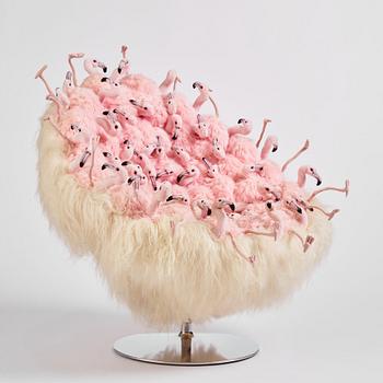 Alexis Verstraeten & Pauline Montironi, a "Miss Flamingo" armchair, ed. 14/30, AP Collection, Belgium 2017.