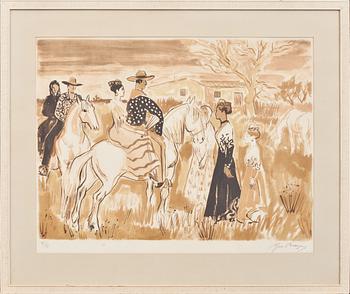 YVES BRAYER, litografi, signerad och numrerad, 90/175.