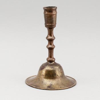 LJUSSTAKE, brons 1500-/1600-tal.