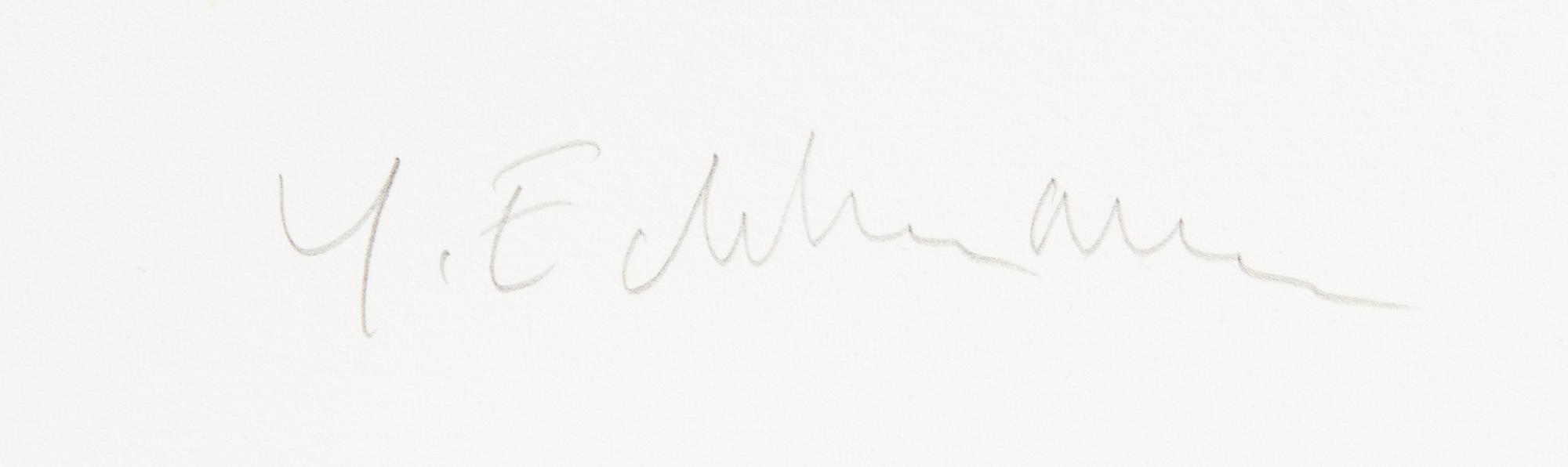 Yrjö Edelmann, färglitografi, signerad, HC.