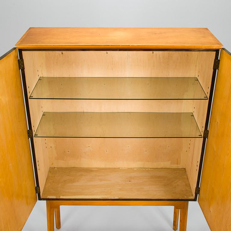 Serving cabinet, "cocktail cabinet" probably manufactured by Oy Boman AB in the 1940s.