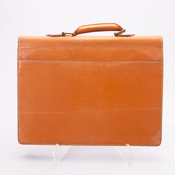 A Louis Vuitton "Ambassador"leather briefcase.