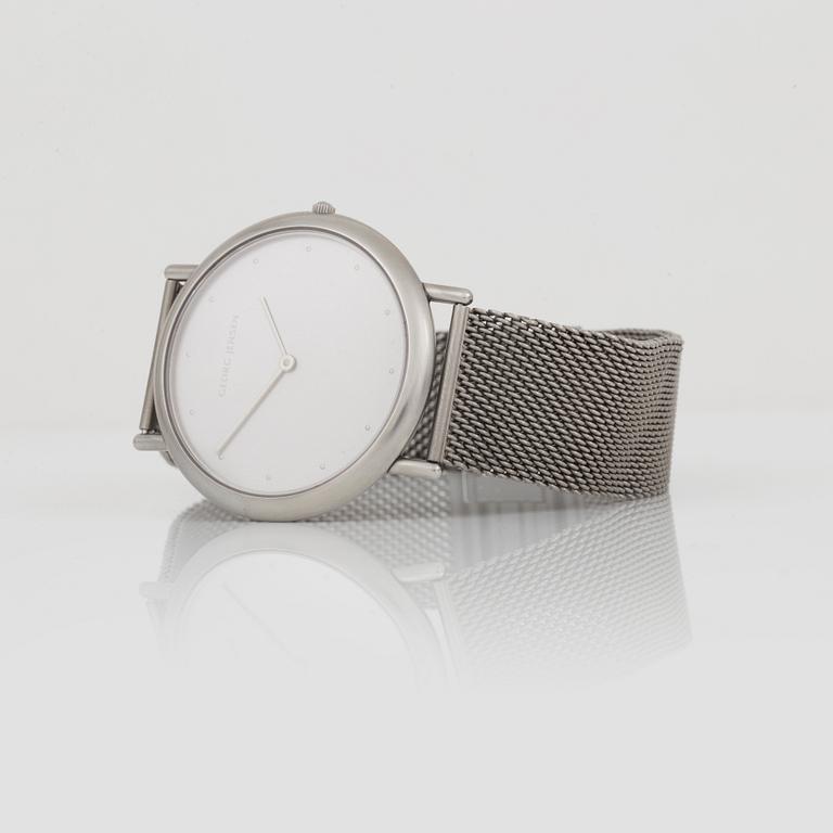 ARMBANDSUR, stål, Georg Jensen, 1900-talets slut.