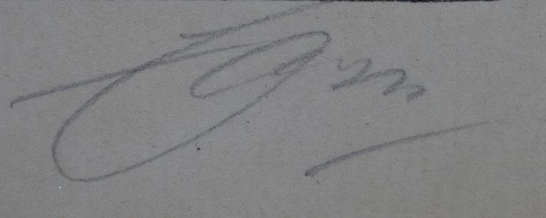 ANDERS ZORN, etsning, signerad.