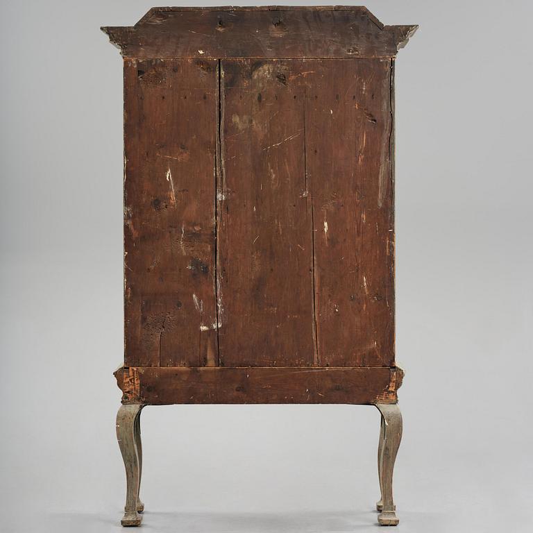 A Swedish late Baroque cabinet, first part 18th century.
