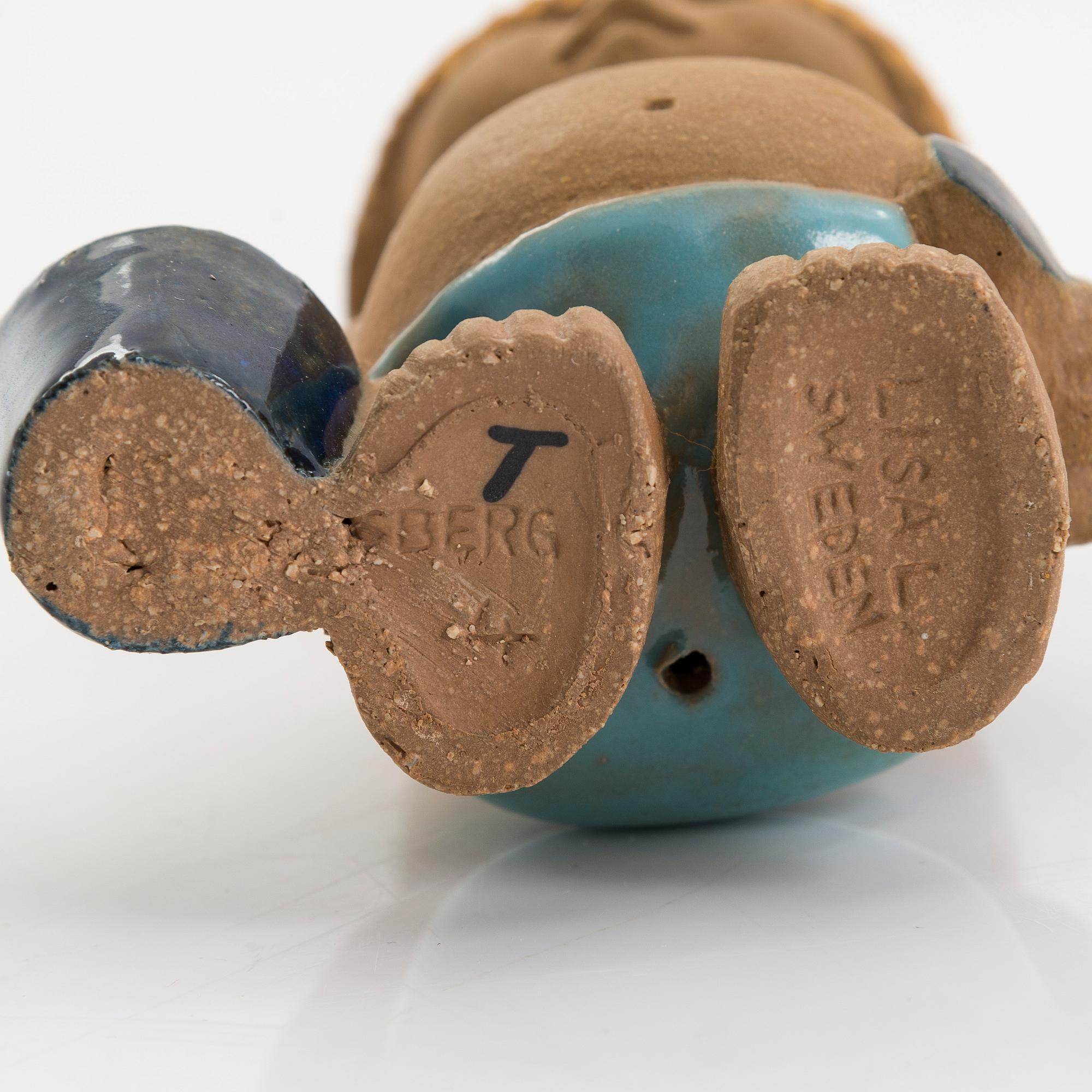 Lisa Larson, "Världens barn", four stoneware figurines for Gustavsberg.