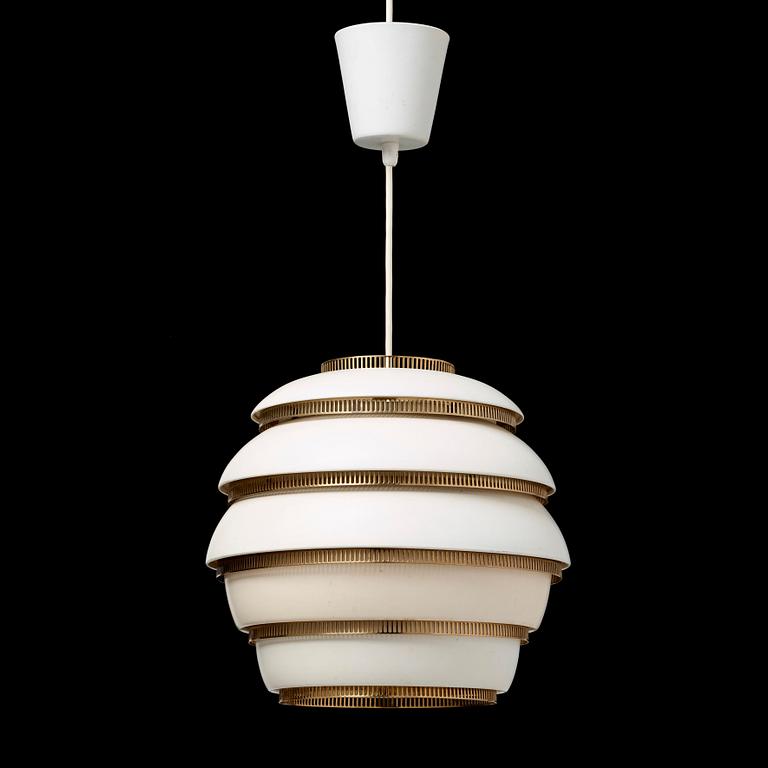 An Alvar Aalto beehive 'A331' ceiling lamp, Valaistustyö, Finland 1950's.