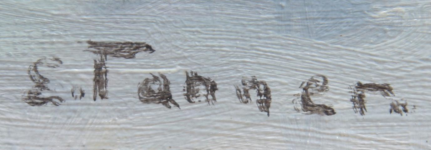 OKÄND KONSTNÄR, olja på duk, sign E Tanner, 1900-talets mitt.