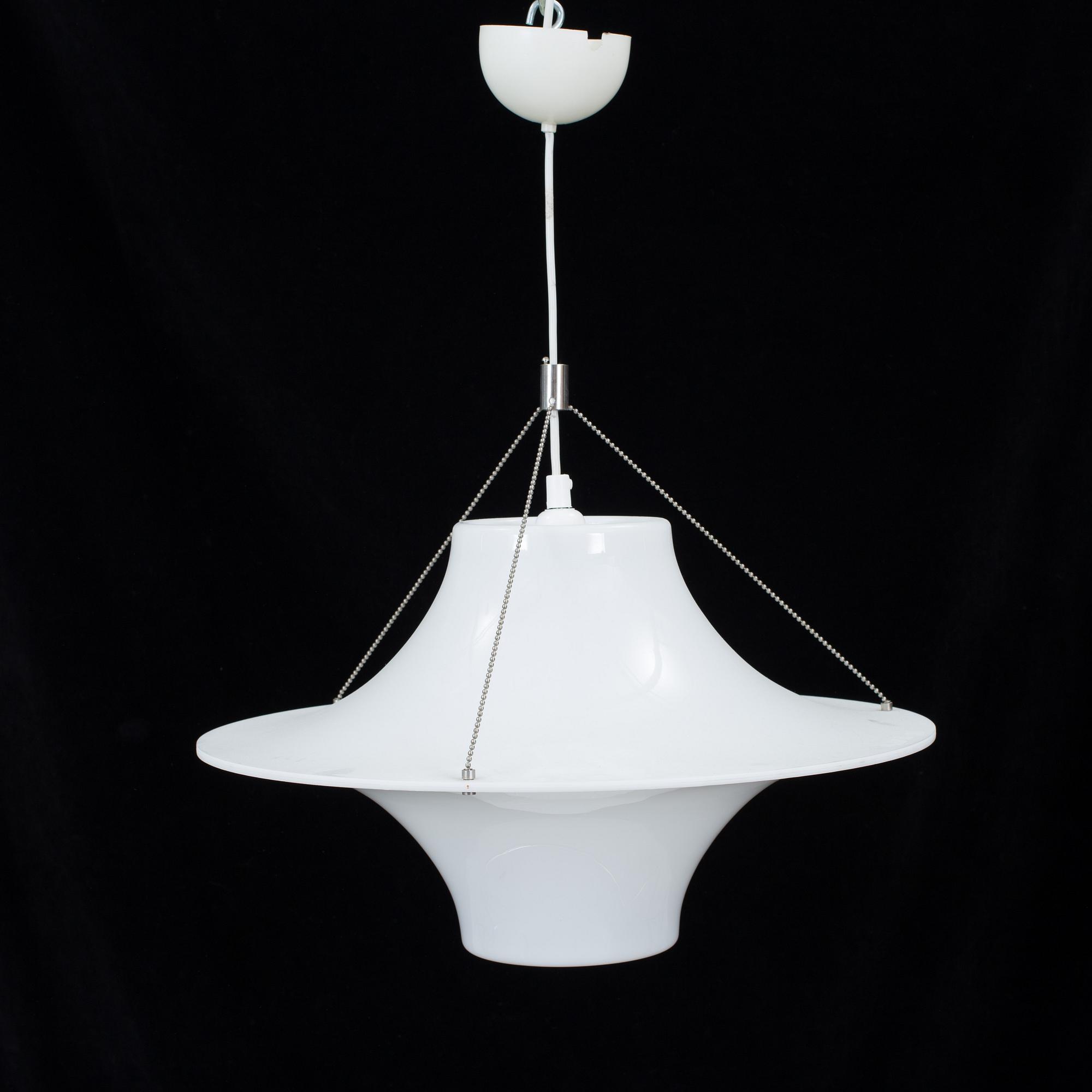 A CEILING LAMP DESIGNED BY YKI NUMMI, model "Lokki" / "Skyflyer", Stockmann Orno, Finland, 1960/70s.