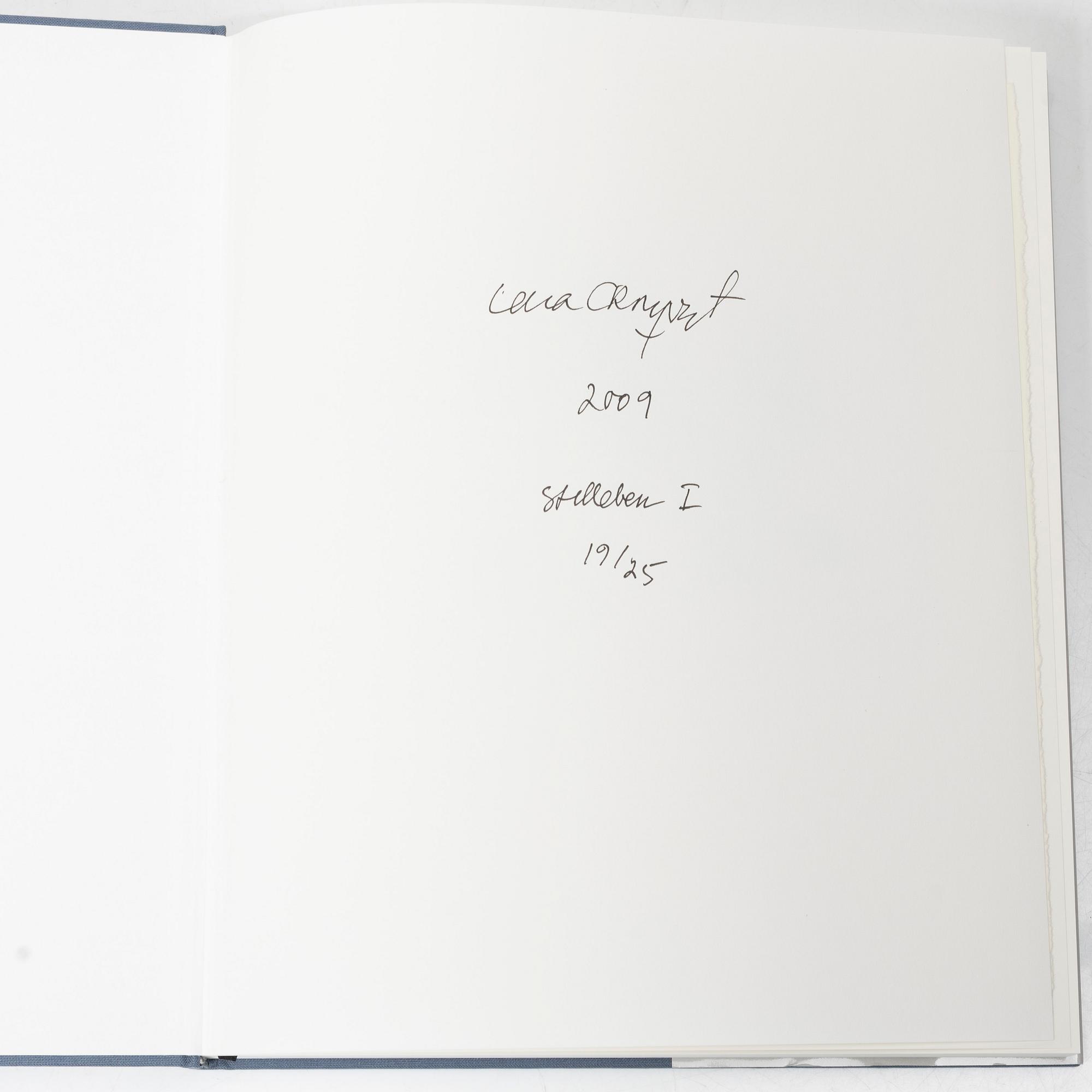 Lena Cronqvist, Catalogue raisonné, “Copper Plate Prints 1974–2009”, with “Stilleben I”, etching, signed and numbered 19/25.