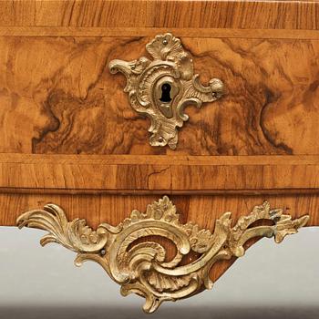 A Swedish Rococo commode by Christian Linning (master in Stockholm 1744-1779).