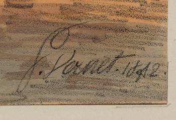 HORACE VERNET, mukaan, värilitografia, käsinväritetty, signeerattu 1841 ja 1842.