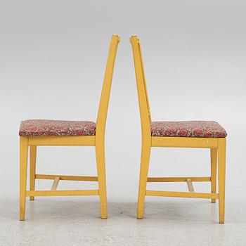 Six Leksand model chairs, second half of the 20th century.