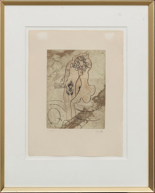 ROBERTO MATTA, etsningar, 2 st, sign.