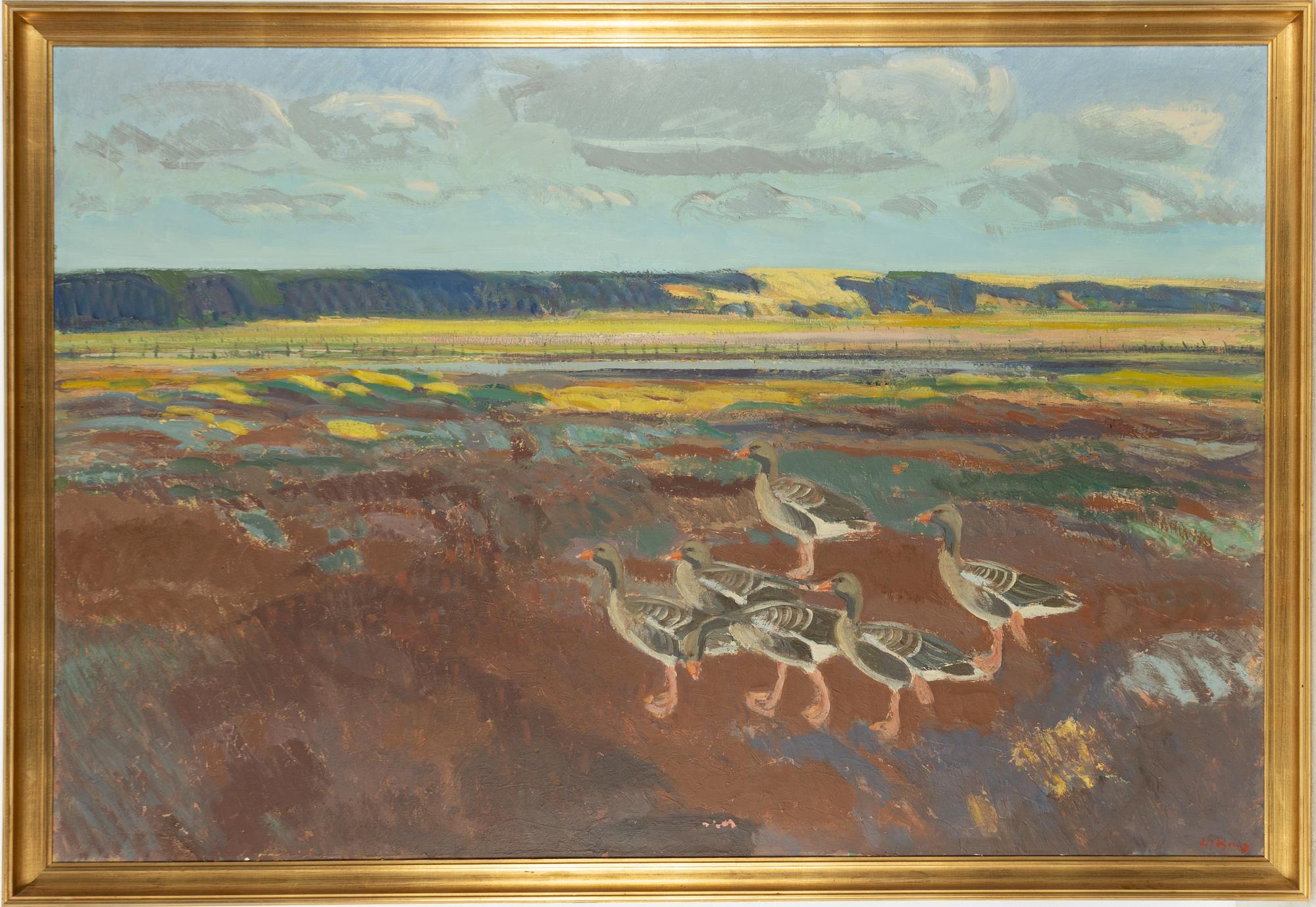 Leif Rydeng, Gäss på fält.