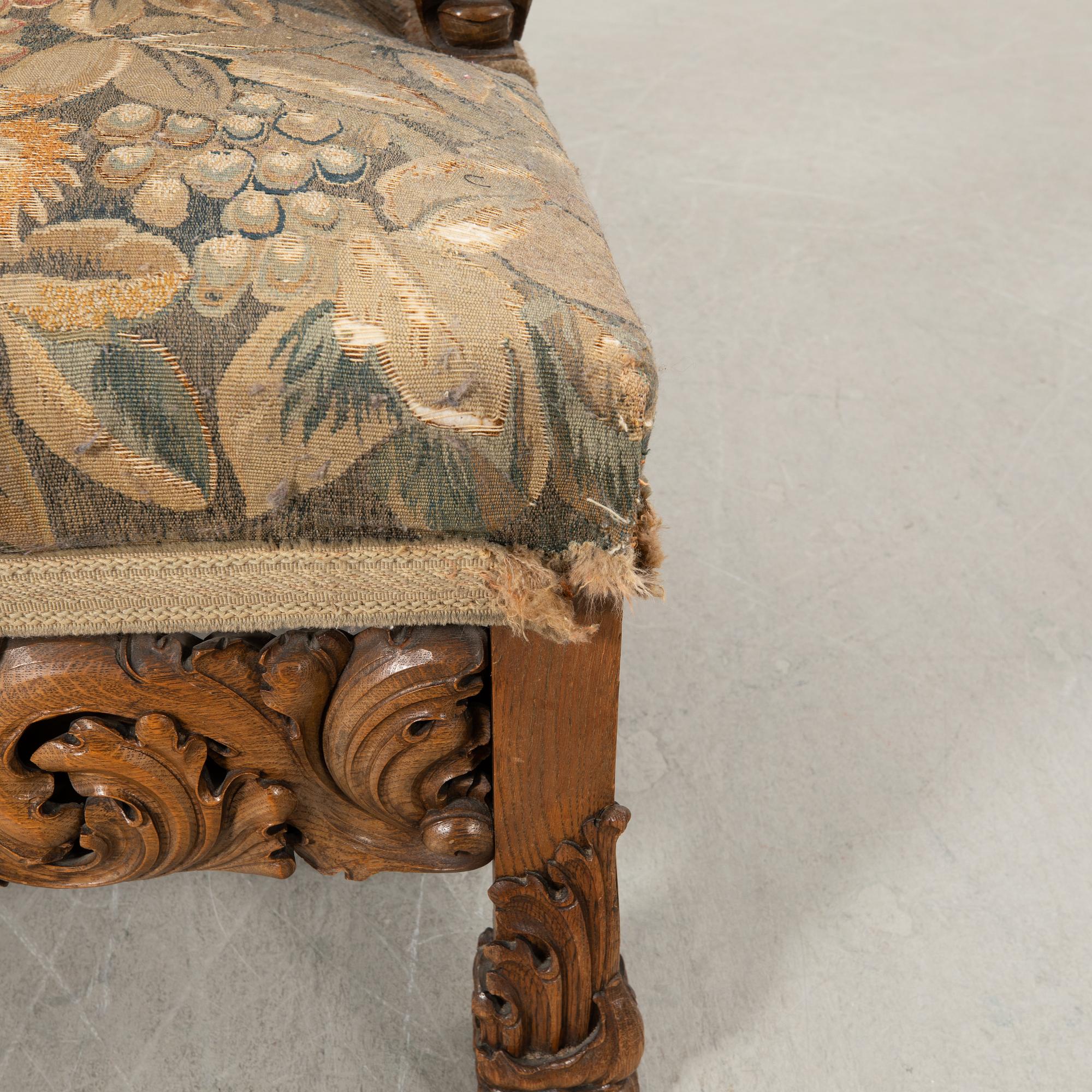 Armchair Baroque style first half of the 20th century.