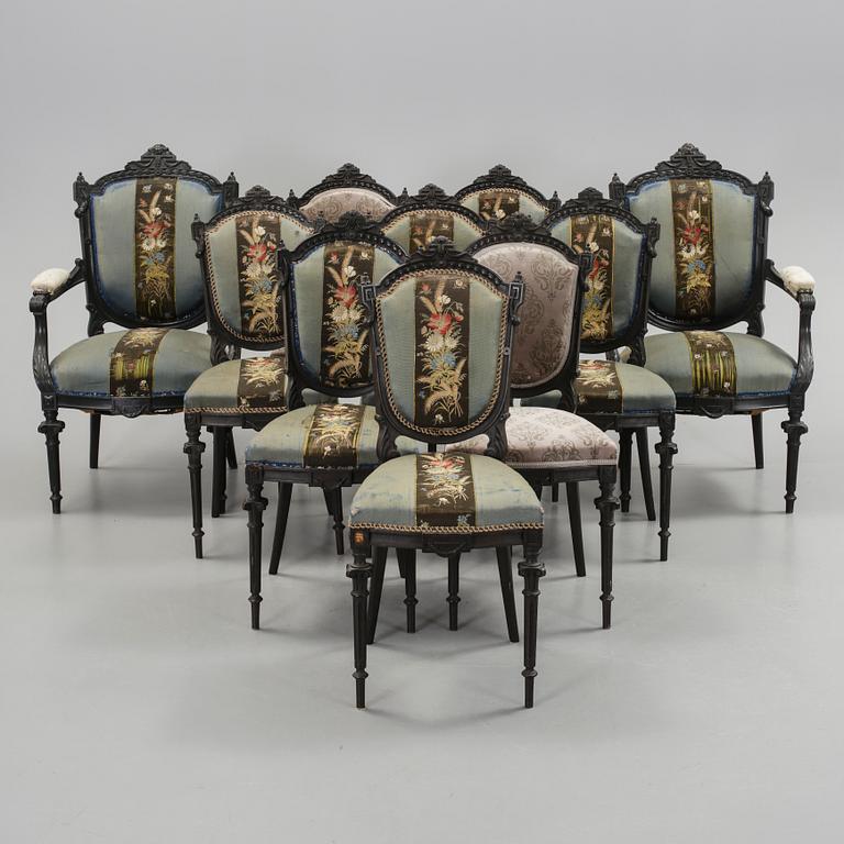 STOLAR, 8+2, Louis VXI- stil, 1800-talets slut.