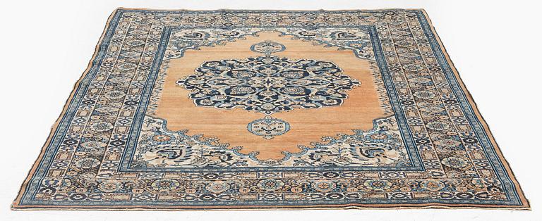 An antique 'Haj Jalili' Tabriz carpet, Northwest Persia, c. 185 x 141 cm.