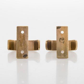 A set of 19 coat hooks, 1960s/70s.