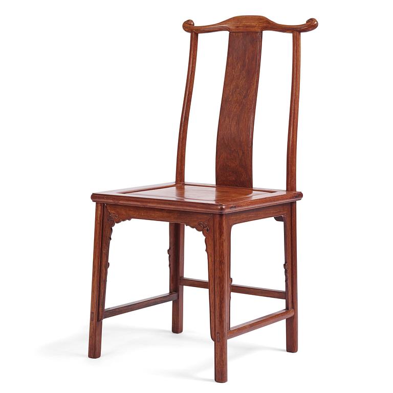 An officials hat chair, late Qing dynasty/early 20th Century.