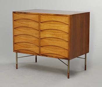 An Arne Vodder palisander chest of drawers, Denmark 1950's-60's.