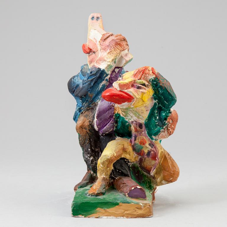 TOMMY ÖSTMAR, sculpture in painted plaster signed and numbered 1/5 dated 1974.